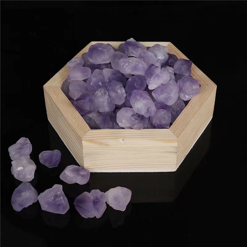 wholesale natural lavenders rough quartz stone healing mineral raw Increase energy crystal amethyst for fengshui