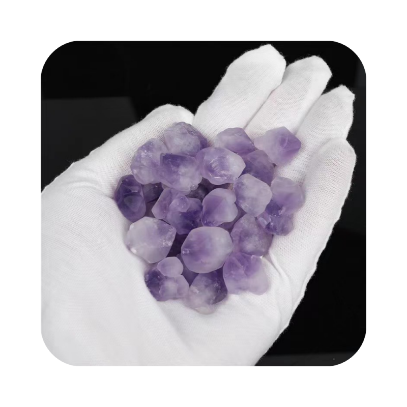 wholesale natural lavenders rough quartz stone healing mineral raw Increase energy crystal amethyst for fengshui