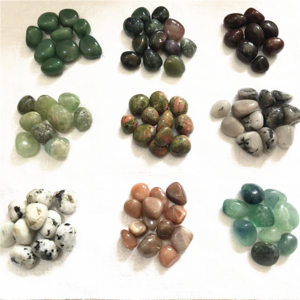 wholesale tumbled crystals healing stones mix gemstone rose quartz bulk tumbled stones for home decoration