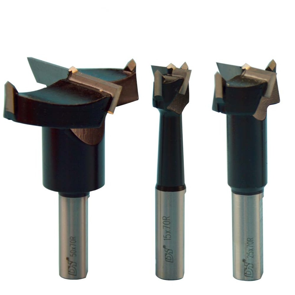 Solid Carbide Wood Work Machine TCT Router Bits Hinge Boring Countersink Brazed Tipped Woodworking Drill Bit