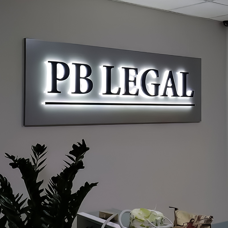 High quality aluminium signage profiles 3d letter sign custom sign for acrylic sign board