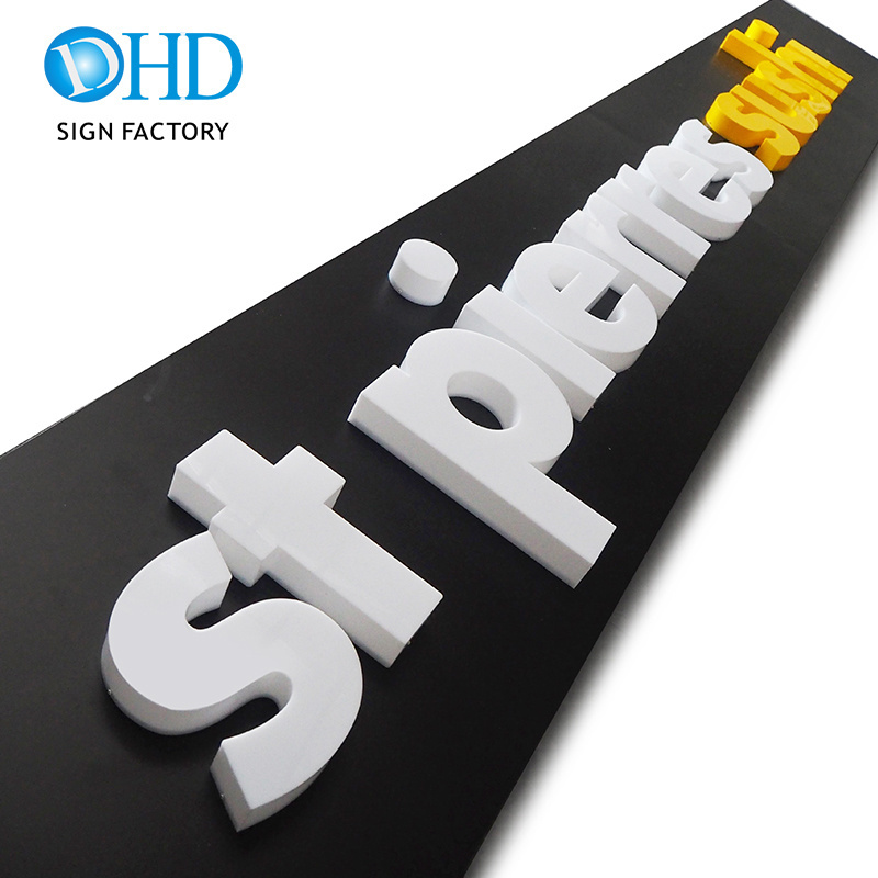 Wholesale lumineuse enseigne diy led illuminated mini acrylic channel letter for custom logo sign