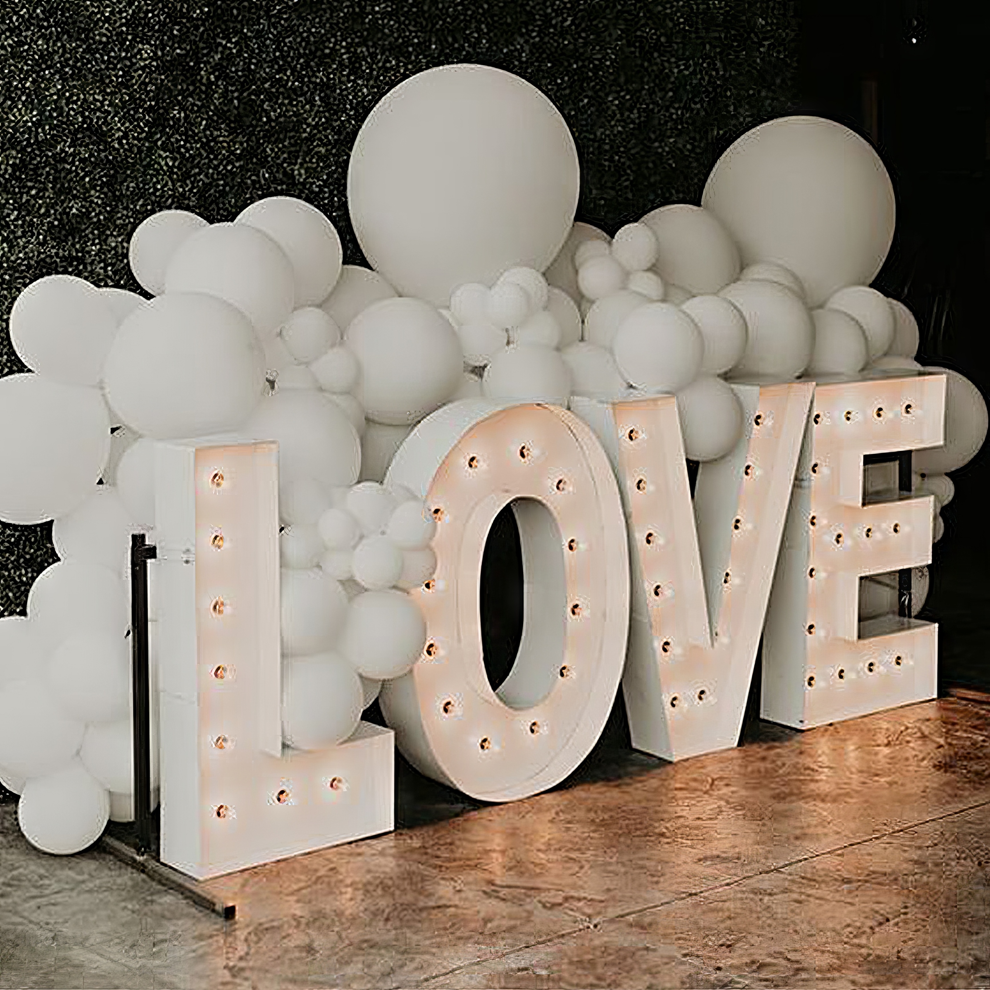 Marquee 3D metal marquee numbers led light giant love letters fot decor wending buld letter 5ft marquee letters