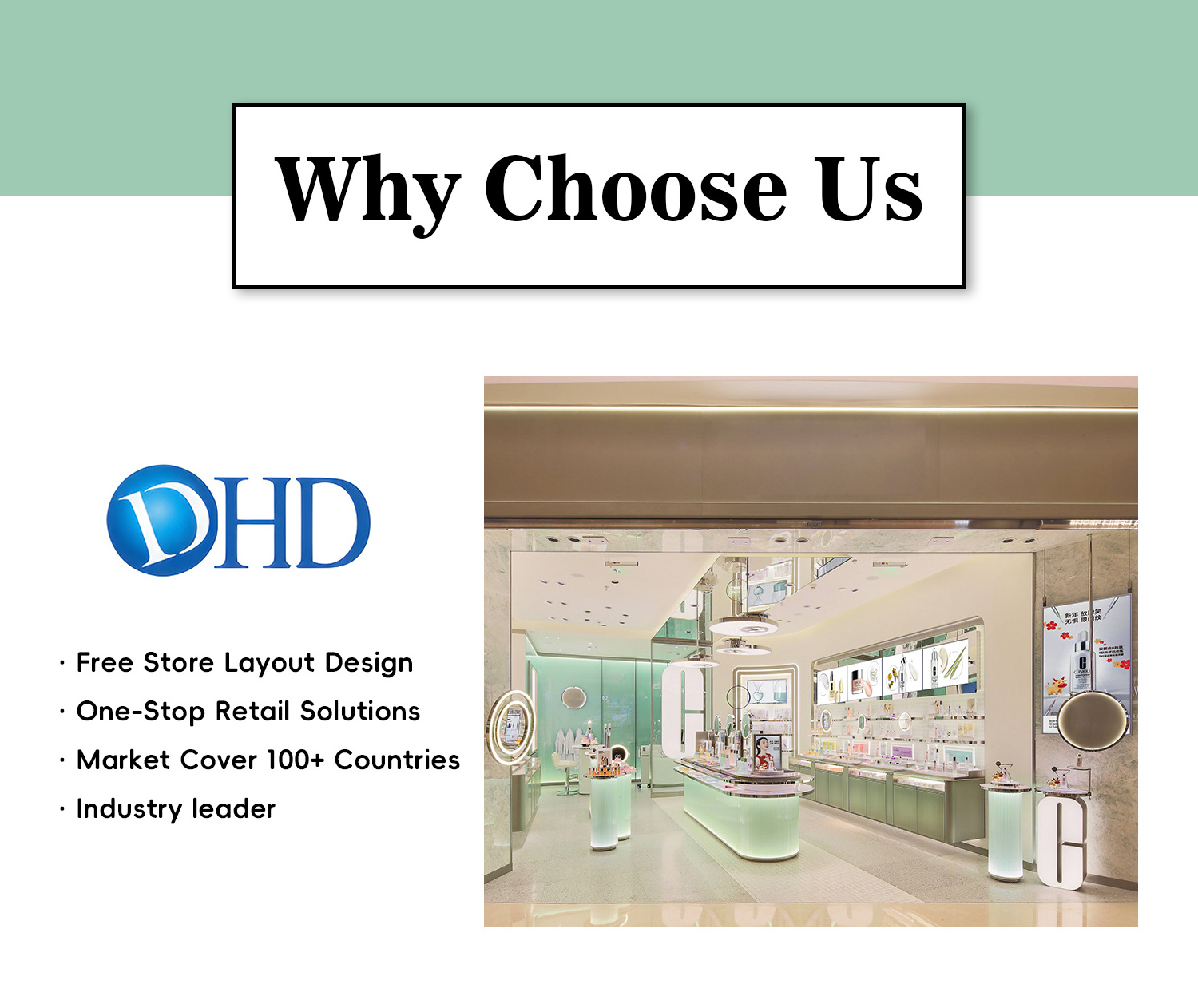 Exquisite Aluminium Cosmetic Display Stand Retail Shop Showcase Modern Design Cosmetic Store Shelf With Led Light