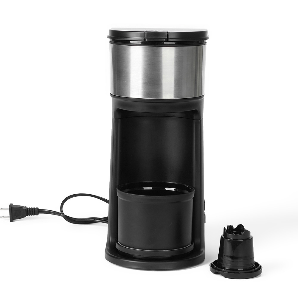 Promotion brand new office yellow coffee grinder and maker for travel and camping