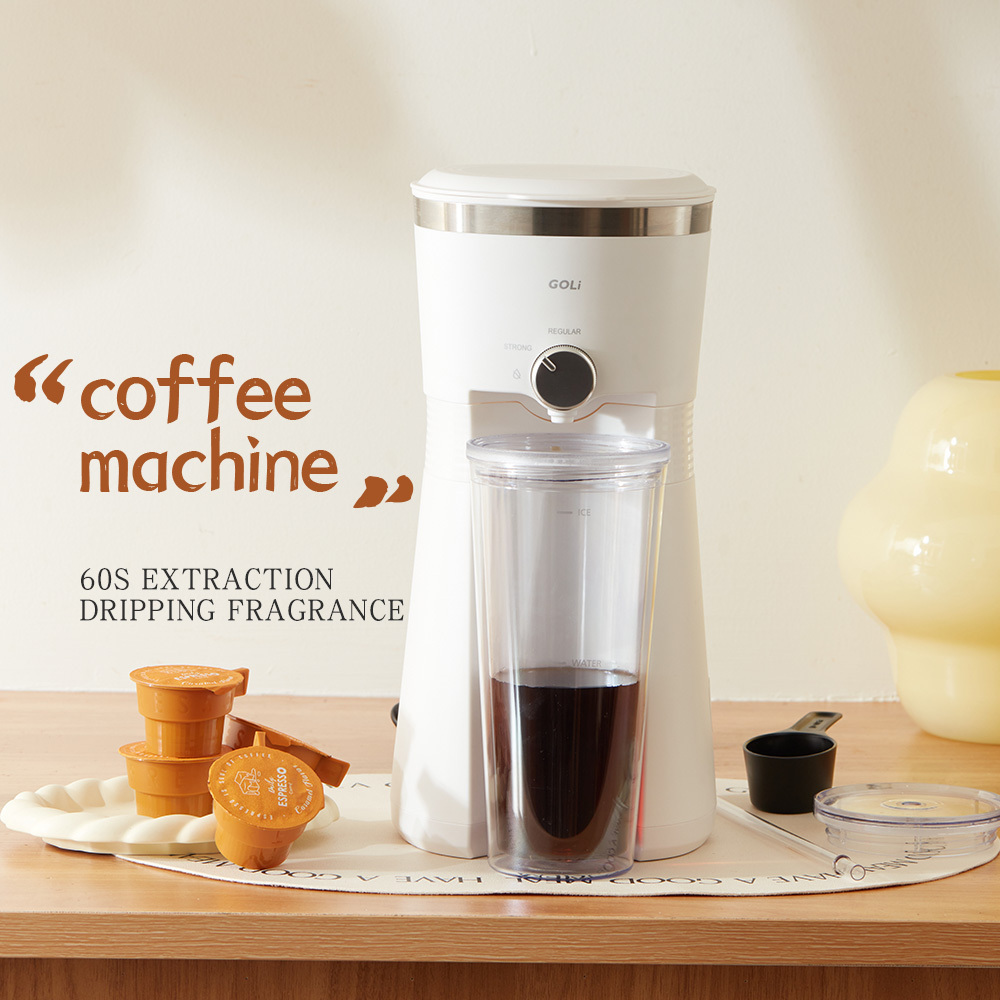 2020 Best Home Coffee Machine Electric Single Cup Coffee Percolator K Cup Compatible Programmable Capsule Coffee Maker