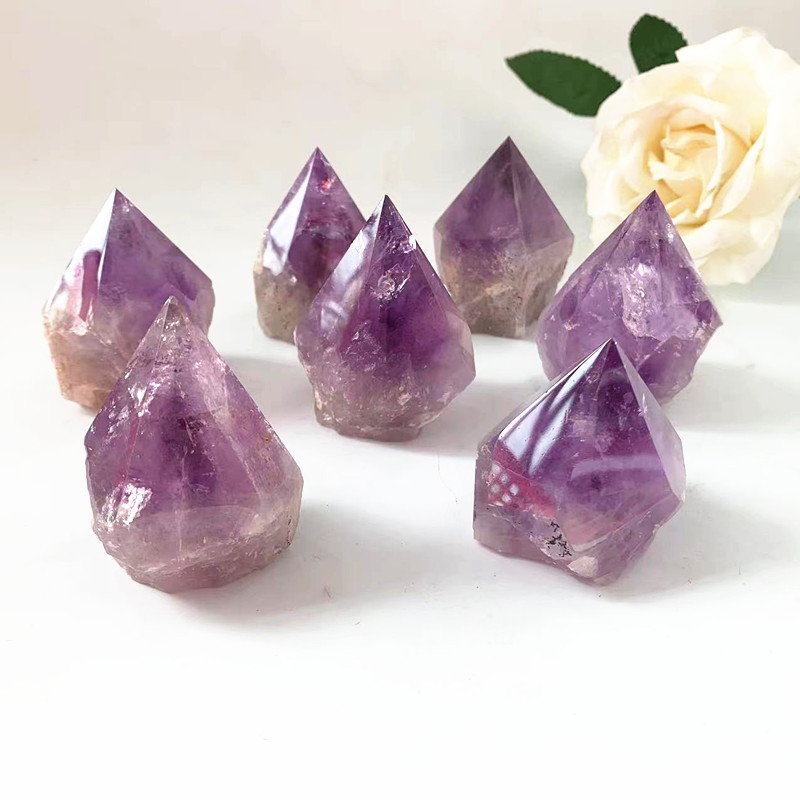 Wholesale High Quality Nature Crystal Rough Amethyst Points Stones And Crystals For Decoration