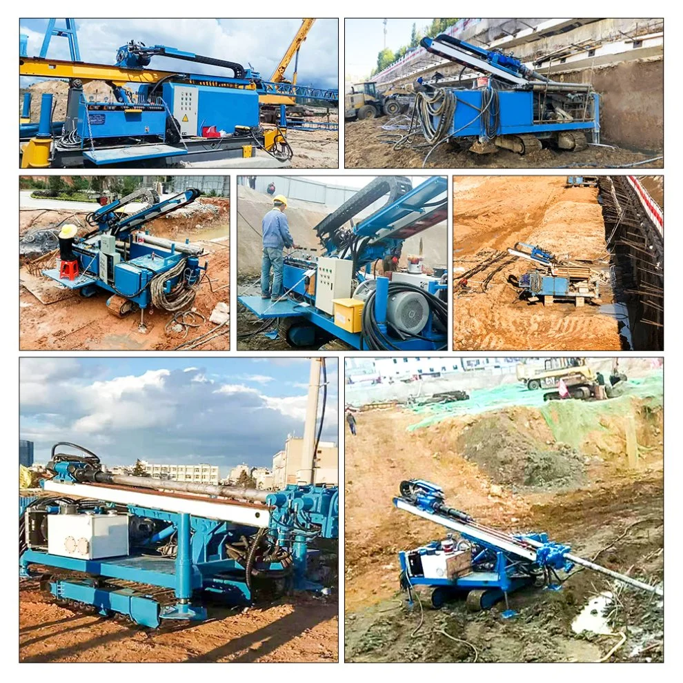 Tunnel used borehole drilling rigs horizontally crawler drill rig deep drilling machine price Hard Rock Crawler Driller