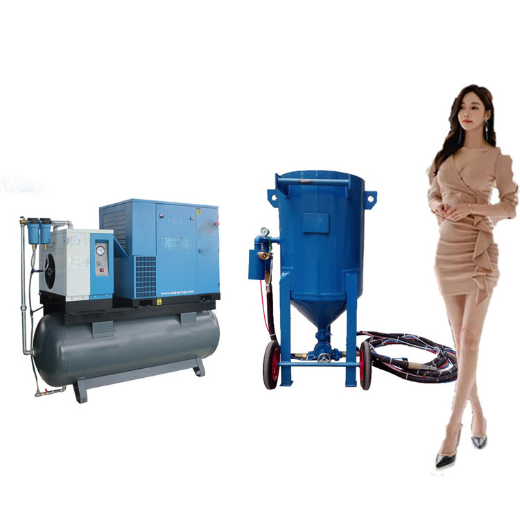 5 Cubic Feet Capacity Vapour Blasting Machines Sanlasting Equipment Air Sand Blaster