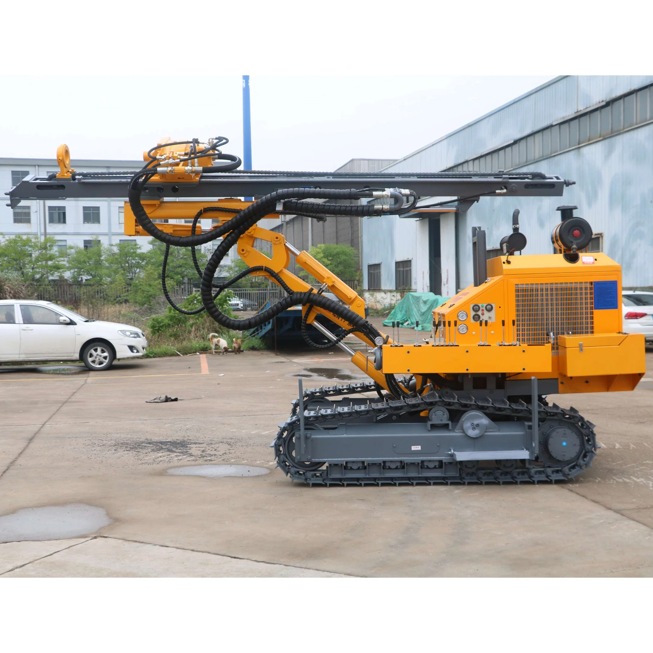 Tunnel used borehole drilling rigs horizontally crawler drill rig deep drilling machine price Hard Rock Crawler Driller