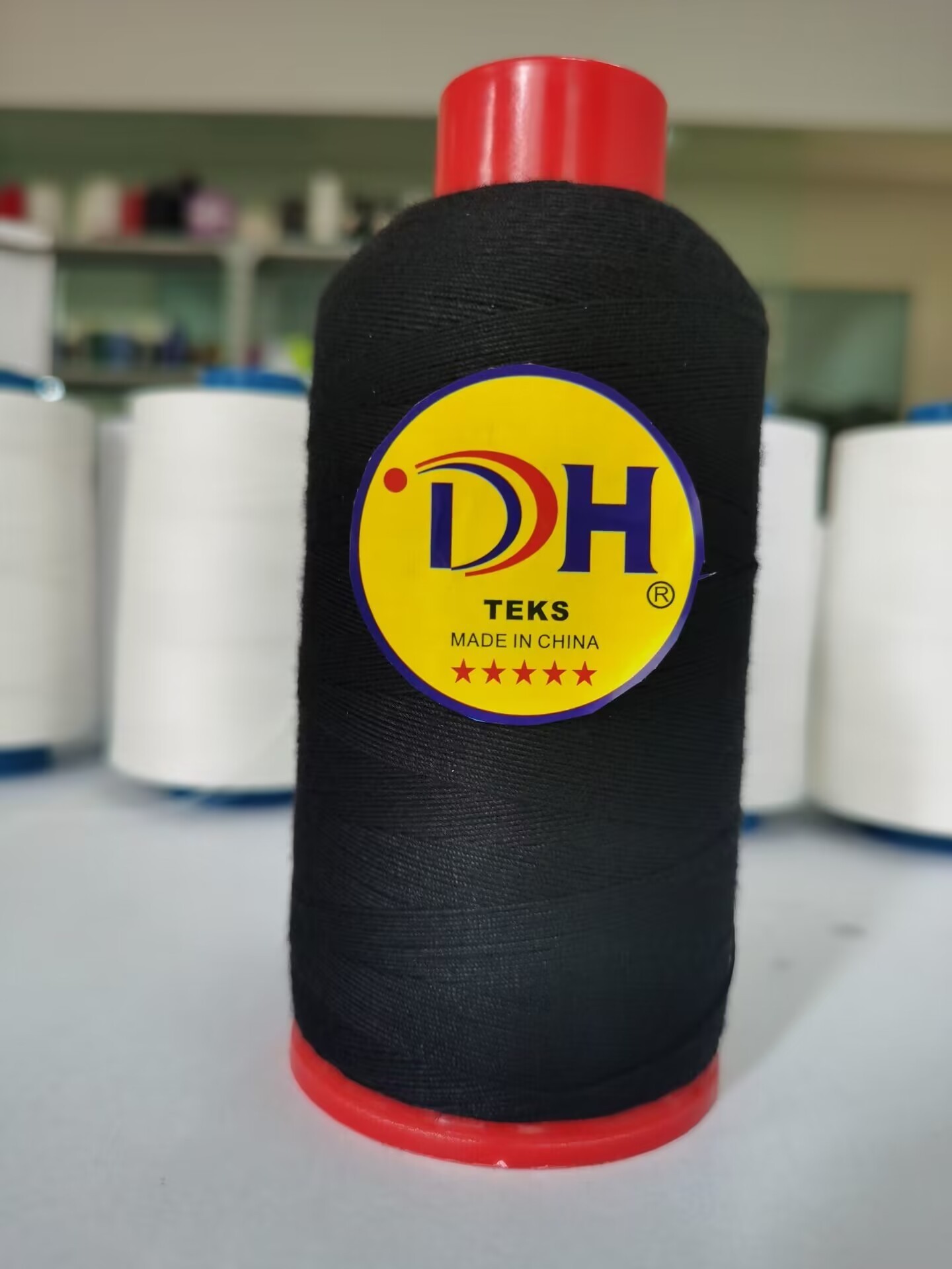 factory sale 100% aramind  polyester fire retartand  thread  fireproof  thread 3000y