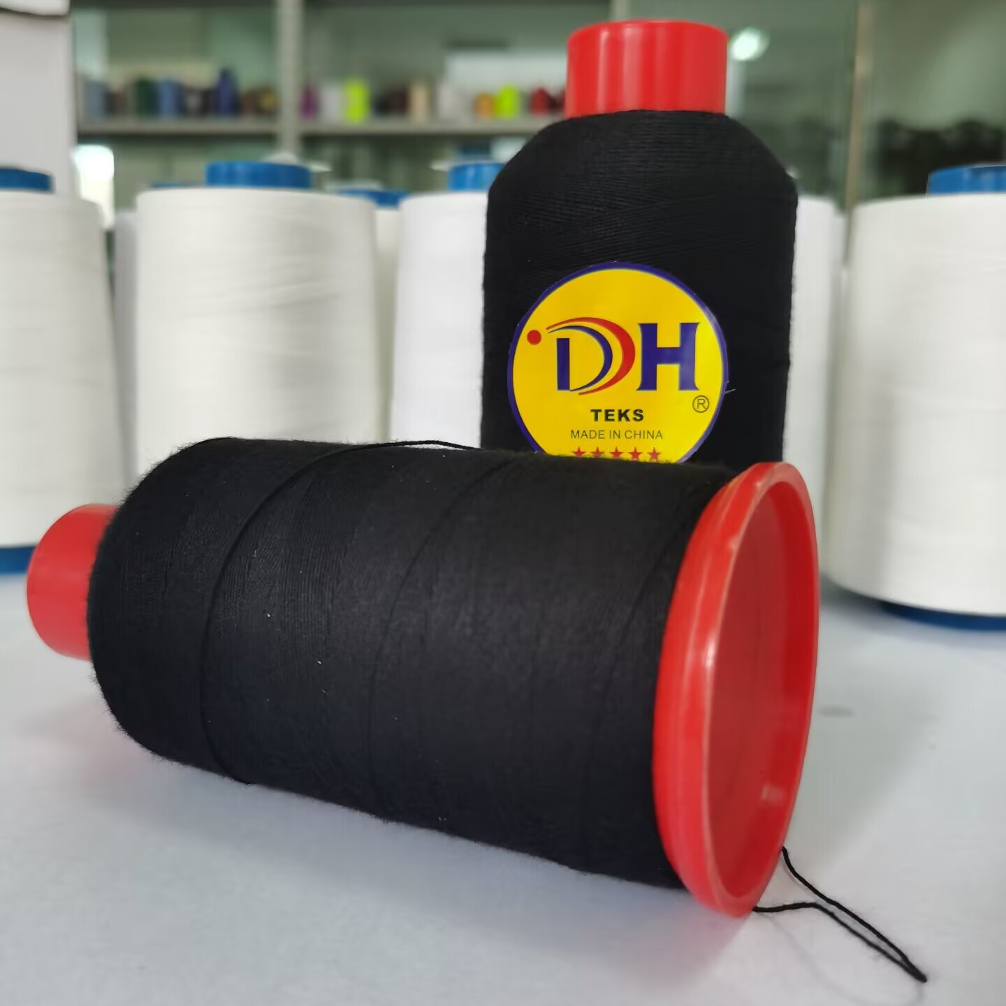 factory sale 100% aramind  polyester fire retartand  thread  fireproof  thread 3000y