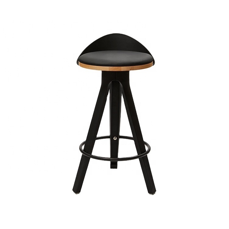 Modern Black Low Back Cheap Used Restaurant Modern Bar Stools For Sale