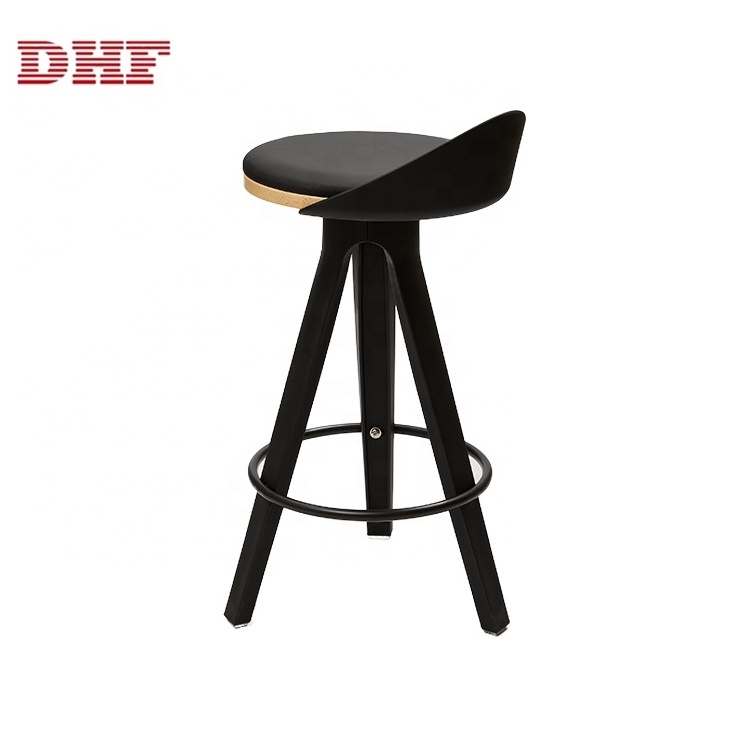 Modern Black Low Back Cheap Used Restaurant Modern Bar Stools For Sale