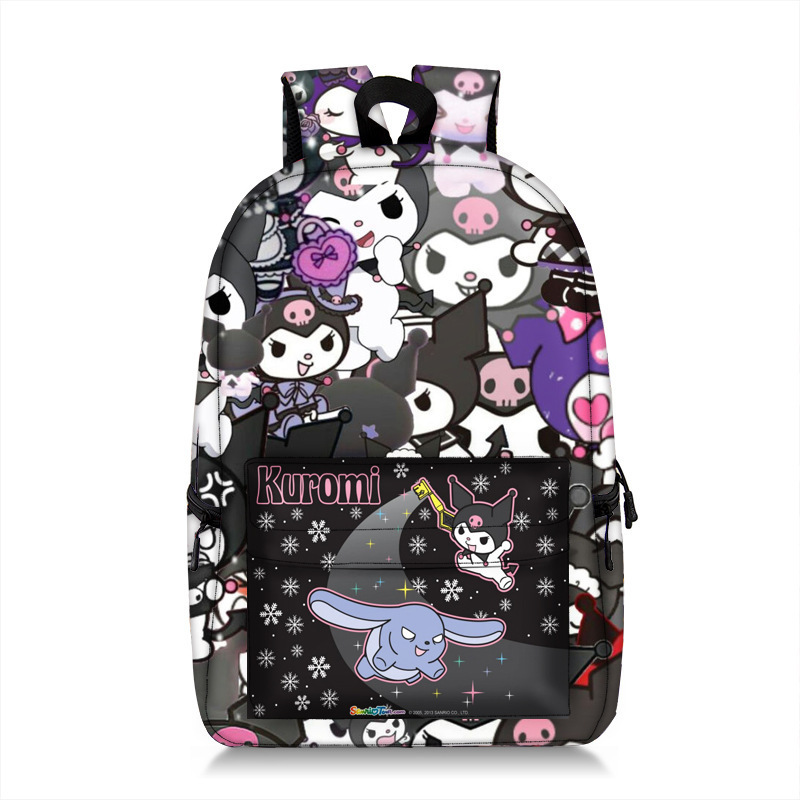 DHF Wholesale Kuromi Mochilas Escolares School Backpack Little Kids Student Mochilas Children Melody Kuromi Backpack