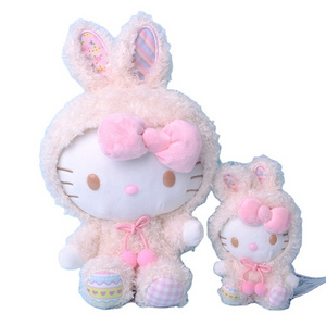 DHF Wholesale Cute Japan Cartoon Sanrioed Series Kuromi My Melody Plush Doll Sanrioed My Melody Cinnamoroll Plush Toy