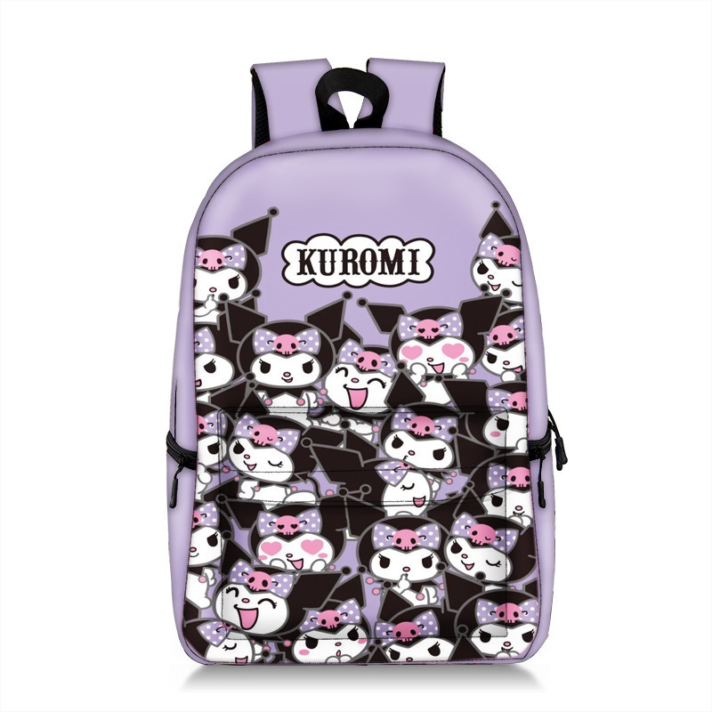 DHF Wholesale Kuromi Mochilas Escolares School Backpack Little Kids Student Mochilas Children Melody Kuromi Backpack