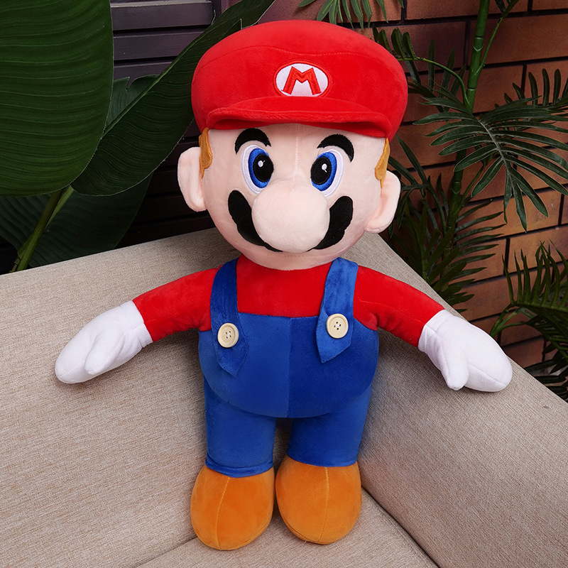 DHF New 25cm Super Bros Plush Toy Mario Doll Toy Soft Stuffed Animal Dolls Toy Kids Children Birthday Christmas Gift