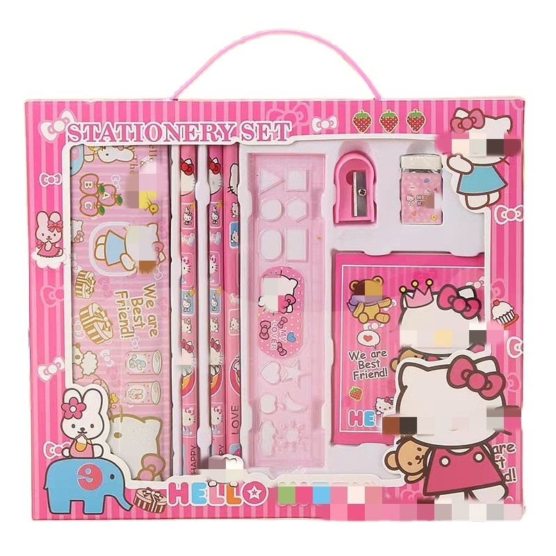 DHF550 New Arrivals School Office International Children's Day Cartoon Stationery Gift Set Student Stationery Supplies