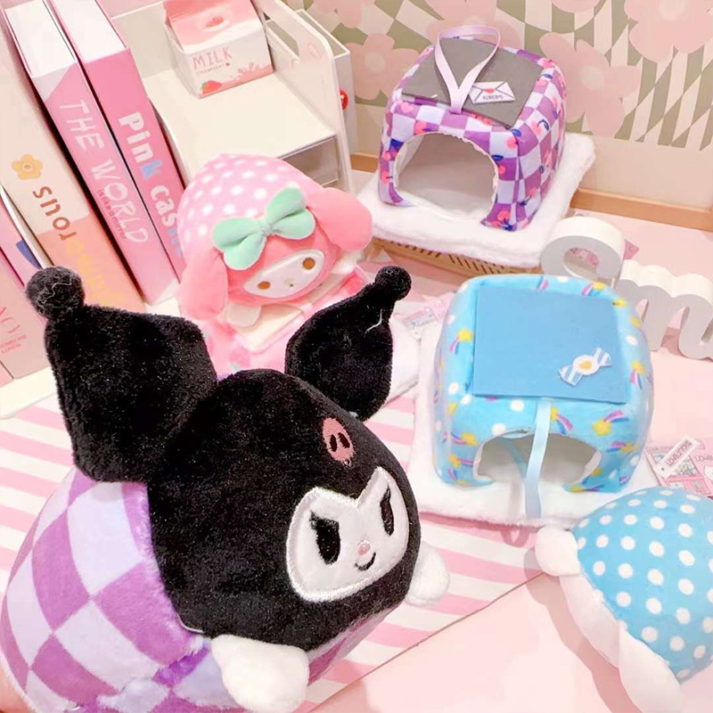 DHF New Release Sanrioed Stuffed Animals Kuromi My Melody Stuffed Plush Toys Mini Plushies Sanrioed Accessories