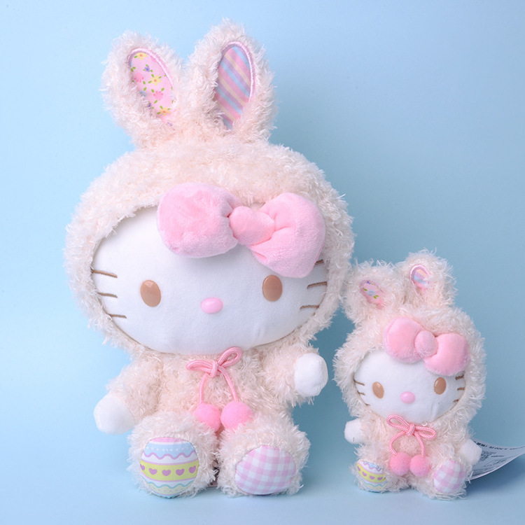 DHF Wholesale Cute Japan Cartoon Sanrioed Series Kuromi My Melody Plush Doll Sanrioed My Melody Cinnamoroll Plush Toy