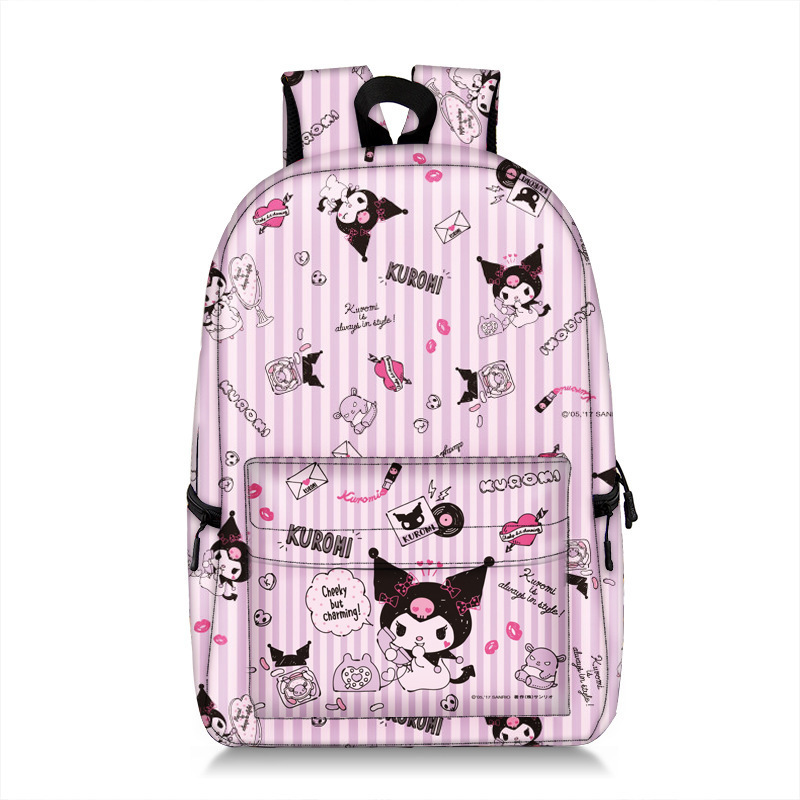 DHF Wholesale Kuromi Mochilas Escolares School Backpack Little Kids Student Mochilas Children Melody Kuromi Backpack