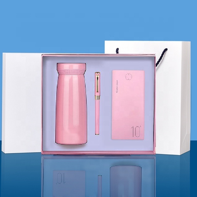 Hot items small business ideas 2021 luxury promotional gift set/mother day gifts for power bank