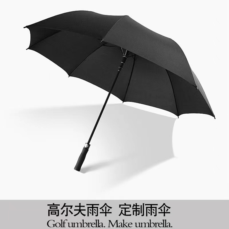 wholesale high quality promotional automatic open&close custom logo windproof straight golf umbrellas luxury blunt golf umbrella