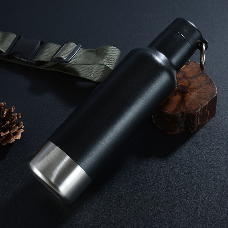 Portable Outdoor Sports Water Bottle Holder Stainless Steel Water Bottles Bulk Frosted Water Bottle