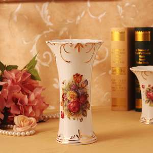 European style ceramic luxury home decoration crafts ornaments vase Flowers gift items