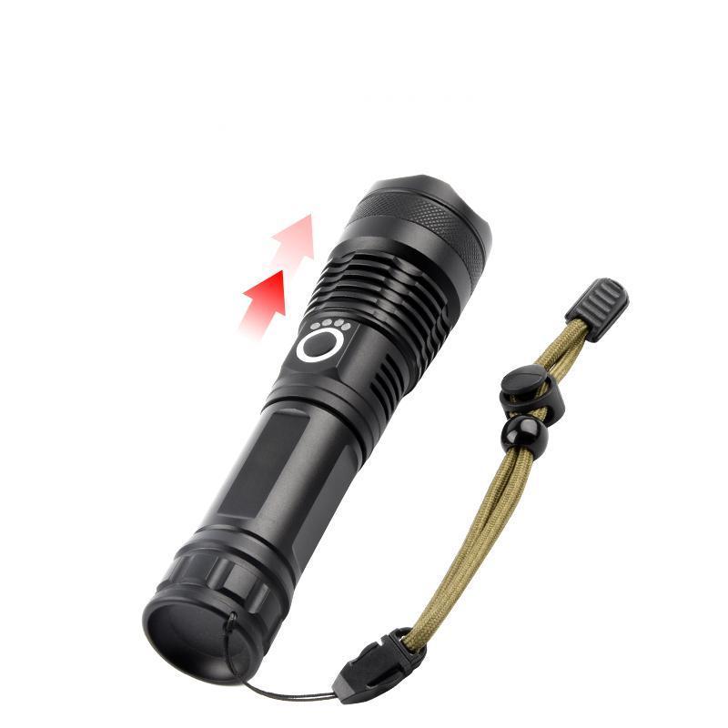 Aluminum Emergency  High Power Style Rechargeable Stock flashlight Aluminium flashlight/Small portable flashlight