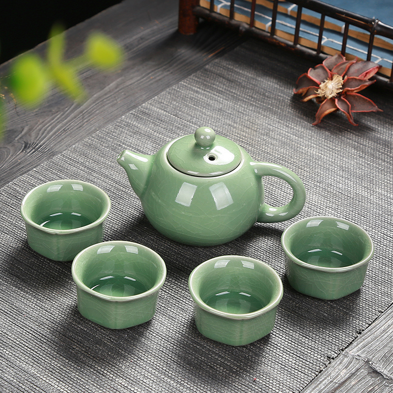 Wholesale Travel Tea Set, Porcelain Tea Set Ceramic Cups With Pot, Chinese Kung Fu Tea set