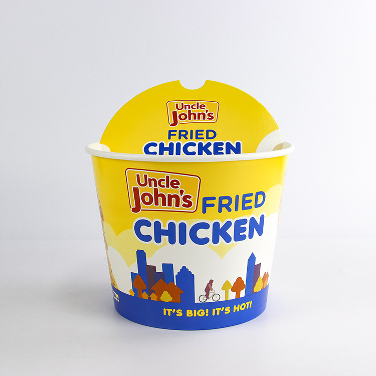 Manufactured Price of KFC Paper Printed Fried Chicken Bucket