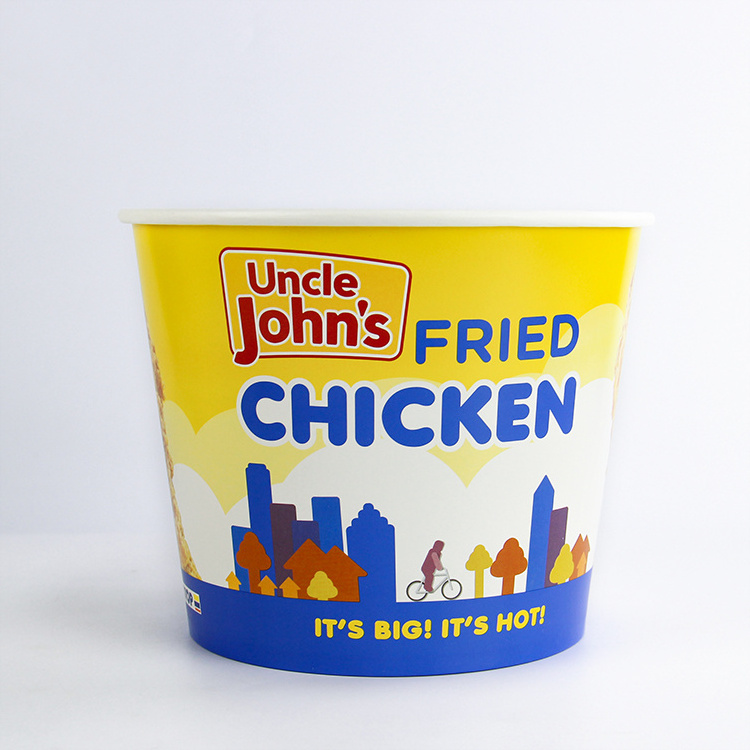 Manufactured Price of KFC Paper Printed Fried Chicken Bucket