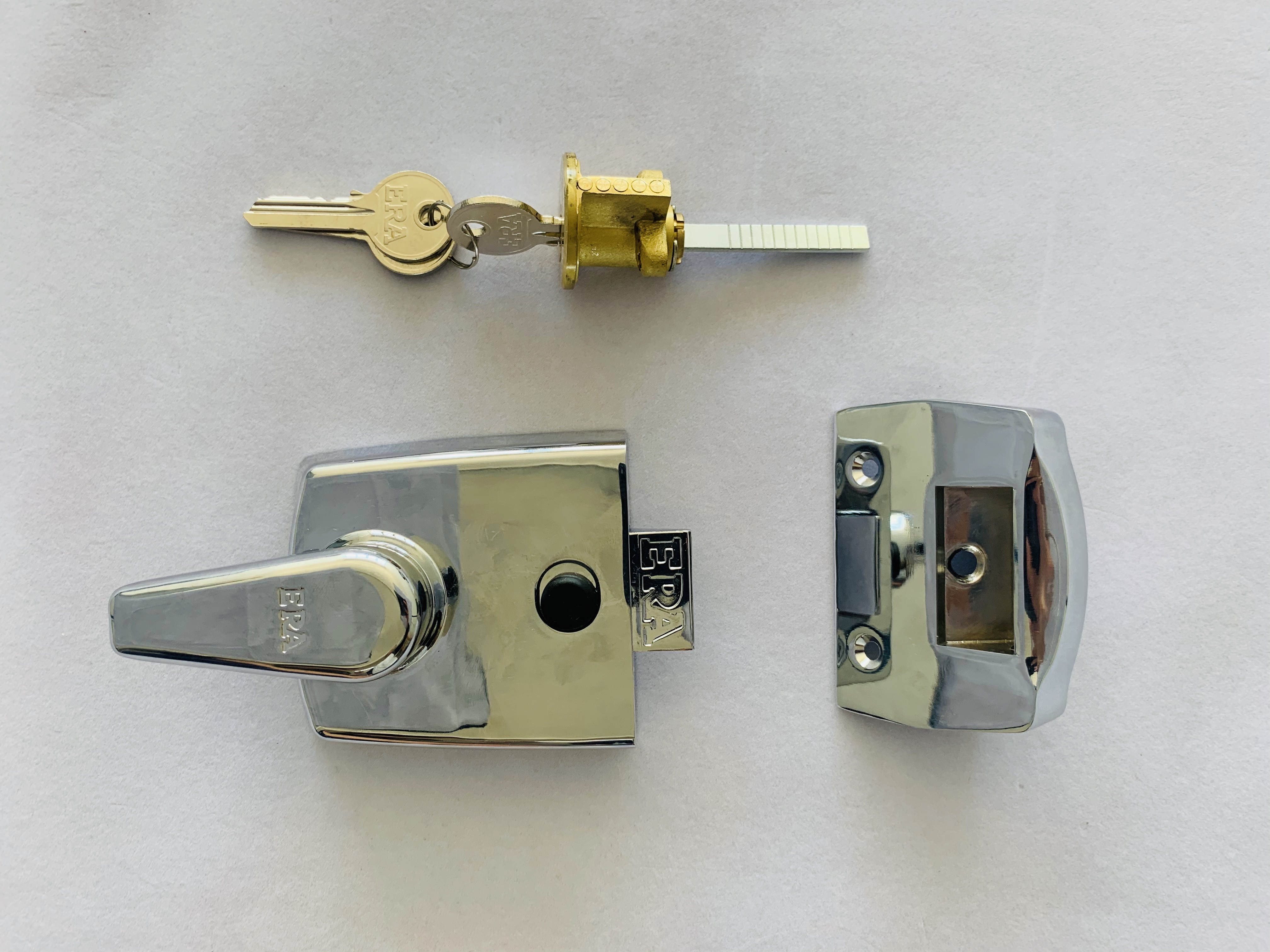 OEM replacement front door lock door night latch