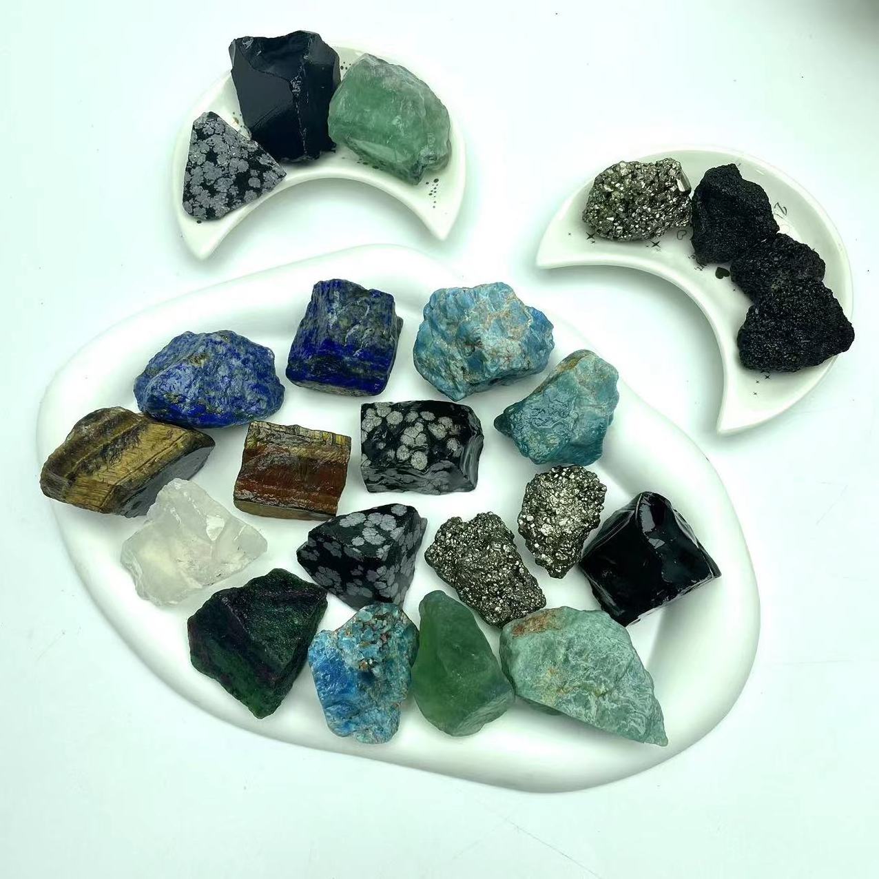 wholesale New arrivals chakra rock spiritual crystal rough healing stones natural clear amazonite quartz crystal rough stone