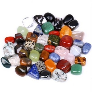 Wholesale colorful gemstone crystal crafts bulk tumbled gem rock light chips semi-precious assorted natural healing stones