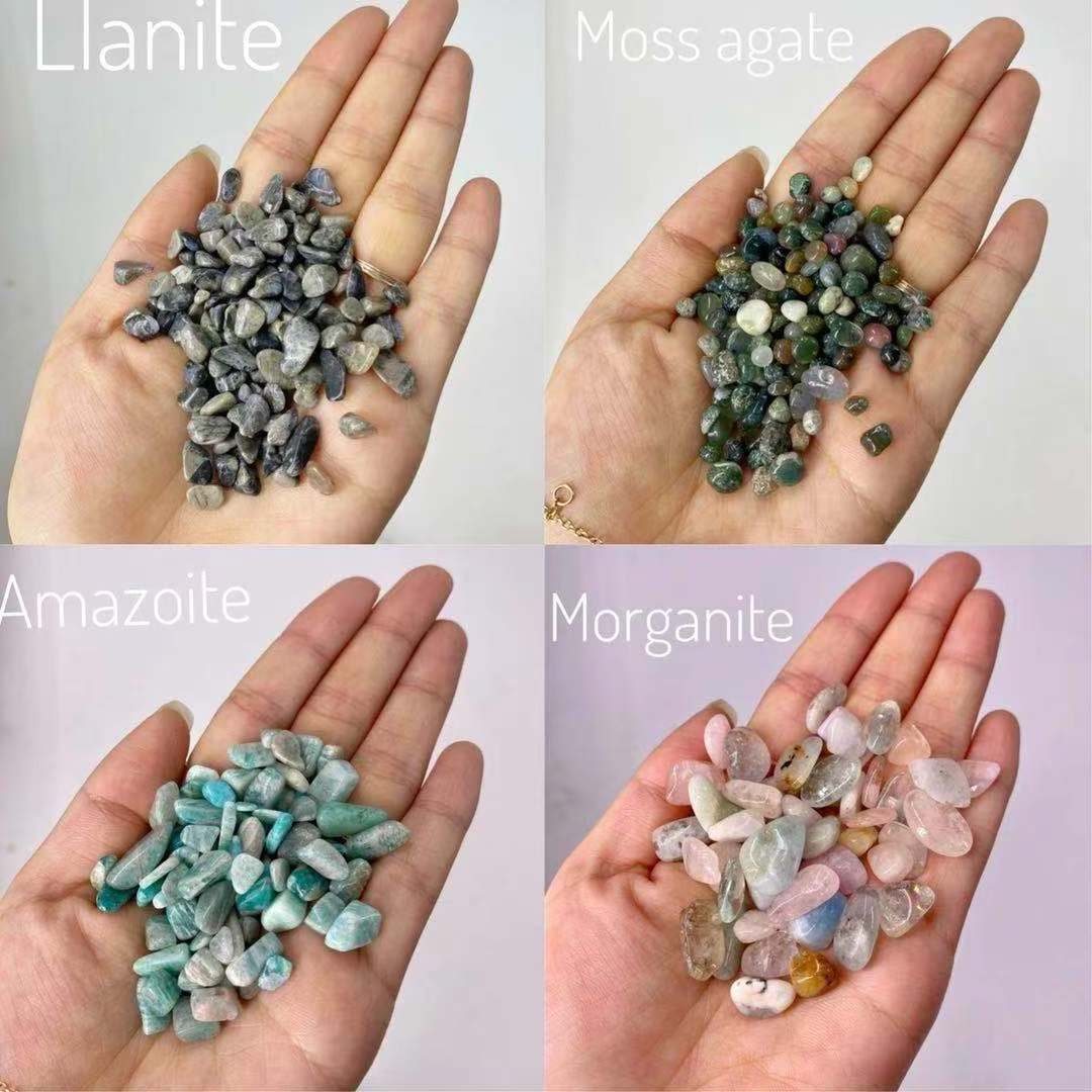 Colorful natural crystal gravel quartz healing crystals stone bulk tumbled gemstone