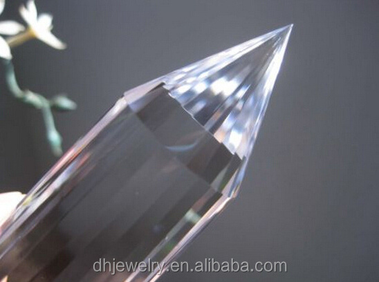 24 Sided Natural Clear Quartz Crystal Vogel/Natural Clear Crystal Vogel Point Wand