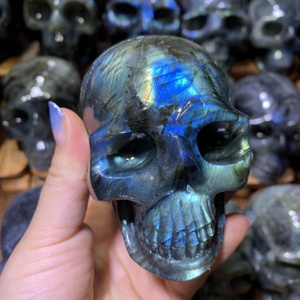 Life Size Labradorite Skulls Hand Carved Skulls Wonderful Colors Wholesale Gemstone Skulls