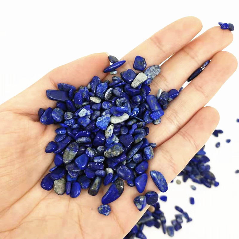 Wholesale natural gemstone lapis lazuli stone healing crystal chips for sale