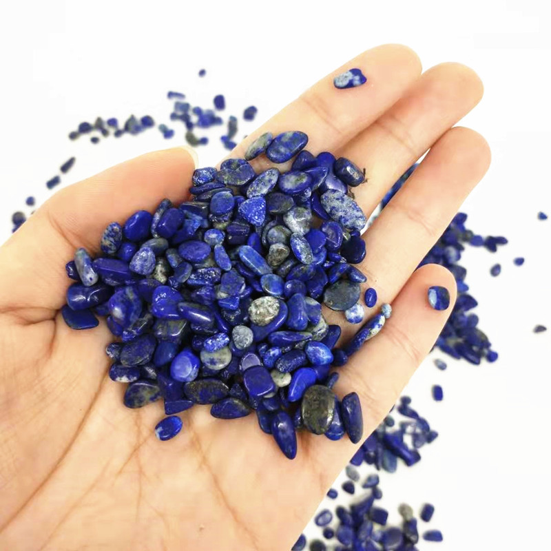 Wholesale natural gemstone lapis lazuli stone healing crystal chips for sale