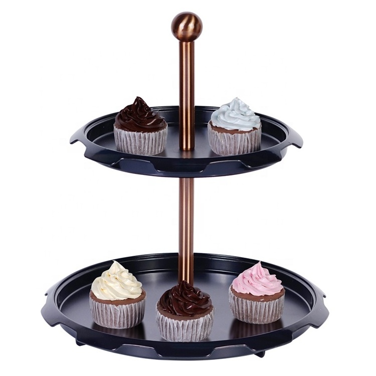 Mini Cupcake Stand Display  2 Tier Wedding Cake Stand Plastic Cupcake Stand