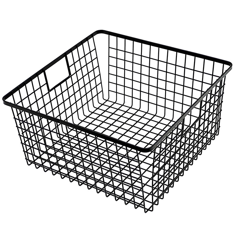 Wire Storage Basket Closets Pantry Kitchen Cabinet Wire Basket