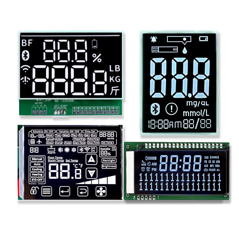 segment code LCD screen TN HTN   COG LCD Display ScreenVA STN FSTN custom lcd display