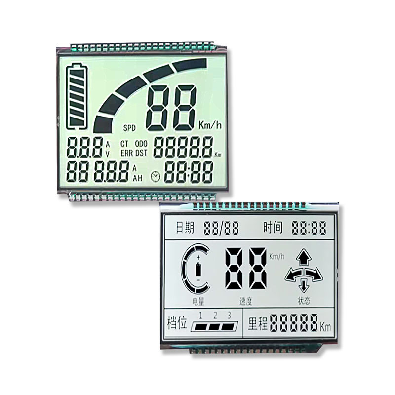 Factory Custom Segment   high-definition Segmented liquid crystal HTN   positive TN digit lcd display