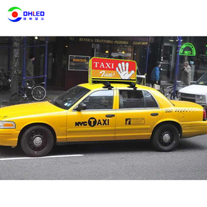 Ultra Slim Taxi Top LED Display P2.5/P3.33/P4/ P5 Led Top Car Roof Display Screen For Outdoor Advertisement