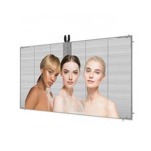 Outdoor P3.91-7.81 LED Display Transparent Aluminum Digital Signage Video Wall Concert Rental Indoor Event LED Mesh Screen