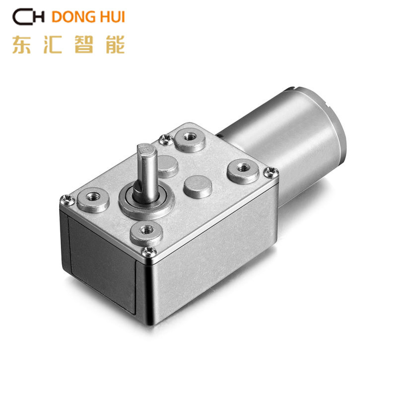 China supplier high tprque low speed parallel shaft gearbox 12v worm dc micro gear motor right angle D4632-370