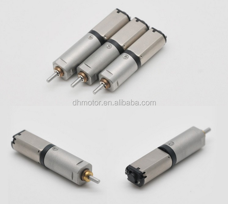 Diameter 10mm hot sell cheap price 3.7v 65RPM small electric dc micro gear motors for smart fingerprint lock